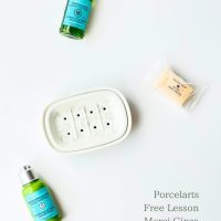 ポーセラーツ　銀座　フリーレッスン　石鹸スタンド　メルシー銀座 (1)